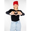 image:imageFunky Junque Skull Cap Beanie for Women  Womens Winter Hat Knit Slouch Style Warm Soft Unisex Cold Weather Mens BeaniesRed