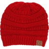 image:imageFunky Junque Skull Cap Beanie for Women  Womens Winter Hat Knit Slouch Style Warm Soft Unisex Cold Weather Mens BeaniesRed