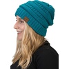 image:imageFunky Junque Skull Cap Beanie for Women  Womens Winter Hat Knit Slouch Style Warm Soft Unisex Cold Weather Mens BeaniesTeal