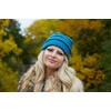 image:imageFunky Junque Skull Cap Beanie for Women  Womens Winter Hat Knit Slouch Style Warm Soft Unisex Cold Weather Mens BeaniesTeal