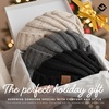 image:imageFunky Junque Slouchy Beanie for Women Winter Hat Warm Slouch Oversized Soft Chunky Cable Knit Beanies for Cold Weather3 Pack  Black Confetti  Melange Grey Confetti  Oatmeal Confetti