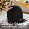 image:imageFunky Junque Slouchy Beanie for Women Winter Hat Warm Slouch Oversized Soft Chunky Cable Knit Beanies for Cold WeatherBlack