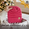 image:imageFunky Junque Slouchy Beanie for Women Winter Hat Warm Slouch Oversized Soft Chunky Cable Knit Beanies for Cold WeatherCandy Pink
