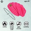 image:imageFunky Junque Slouchy Beanie for Women Winter Hat Warm Slouch Oversized Soft Chunky Cable Knit Beanies for Cold WeatherCandy Pink