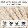 image:imageFunky Junque Slouchy Beanie for Women Winter Hat Warm Slouch Oversized Soft Chunky Cable Knit Beanies for Cold WeatherCream