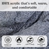 image:imageFunky Junque Slouchy Beanie for Women Winter Hat Warm Slouch Oversized Soft Chunky Cable Knit Beanies for Cold WeatherHeather Grey