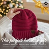 image:imageFunky Junque Slouchy Beanie for Women Winter Hat Warm Slouch Oversized Soft Chunky Cable Knit Beanies for Cold WeatherHot Pink