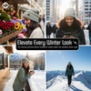 image:imageFunky Junque Slouchy Beanie for Women Winter Hat Warm Slouch Oversized Soft Chunky Cable Knit Beanies for Cold WeatherMercury