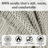 image:imageFunky Junque Slouchy Beanie for Women Winter Hat Warm Slouch Oversized Soft Chunky Cable Knit Beanies for Cold WeatherMercury