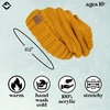 image:imageFunky Junque Slouchy Beanie for Women Winter Hat Warm Slouch Oversized Soft Chunky Cable Knit Beanies for Cold WeatherMustard