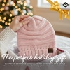 image:imageFunky Junque Slouchy Beanie for Women Winter Hat Warm Slouch Oversized Soft Chunky Cable Knit Beanies for Cold WeatherPale Pink
