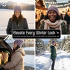 image:imageFunky Junque Slouchy Beanie for Women Winter Hat Warm Slouch Oversized Soft Chunky Cable Knit Beanies for Cold WeatherViolet