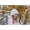 image:imageFunky Junque Toddler Girl Winter Hat Beanie with Faux Fur Pom Pom Warm Cable Knit Fleece Lined Cap Ages 25Beige