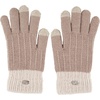 image:imageFunky Junque Touchscreen Gloves for Women 2Tone Winter Cold Weather Ladies Knit Warm Cute Cozy DesignBeige