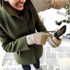 image:imageFunky Junque Touchscreen Gloves for Women 2Tone Winter Cold Weather Ladies Knit Warm Cute Cozy DesignBeige