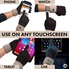 image:imageFunky Junque Touchscreen Gloves for Women 2Tone Winter Cold Weather Ladies Knit Warm Cute Cozy DesignBlack