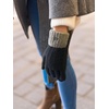 image:imageFunky Junque Touchscreen Gloves for Women 2Tone Winter Cold Weather Ladies Knit Warm Cute Cozy DesignBlack