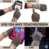 image:imageFunky Junque Touchscreen Gloves for Women 2Tone Winter Cold Weather Ladies Knit Warm Cute Cozy DesignCharcoal