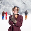 image:imageFunky Junque Touchscreen Gloves for Women 2Tone Winter Cold Weather Ladies Knit Warm Cute Cozy DesignCharcoal