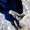 image:imageFunky Junque Touchscreen Gloves for Women 2Tone Winter Cold Weather Ladies Knit Warm Cute Cozy DesignLight Grey