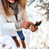 image:imageFunky Junque Touchscreen Gloves for Women 2Tone Winter Cold Weather Ladies Knit Warm Cute Cozy DesignRust