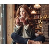 image:imageFunky Junque Touchscreen Gloves for Women 2Tone Winter Cold Weather Ladies Knit Warm Cute Cozy DesignRust