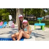 image:imageFunky Junque Trucker Hats Mommy and Me Mesh Caps Baseball Sun Beach Summer Caps for FamilyAdultKids  Butterfly Hot PinkWhite