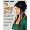 image:imageFunky Junque Unisex Waffle Beanie Knit Winter Hat Super Soft Ultra Warm DoubleLayered Ski Cap with Ribbed Cuff2 Pack Black  Olive
