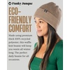 image:imageFunky Junque Unisex Waffle Beanie Knit Winter Hat Super Soft Ultra Warm DoubleLayered Ski Cap with Ribbed CuffBeige