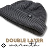 image:imageFunky Junque Unisex Waffle Beanie Knit Winter Hat Super Soft Ultra Warm DoubleLayered Ski Cap with Ribbed CuffCharcoal