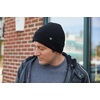 image:imageFunky Junque VelvetLined Knit Beanie  Cuffed Winter Hat for Men amp Women Warm Stretch Fit Premium ColdWeather Comfort2 Pack Black  Charcoal
