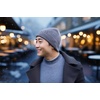 image:imageFunky Junque VelvetLined Knit Beanie  Cuffed Winter Hat for Men amp Women Warm Stretch Fit Premium ColdWeather ComfortCharcoal
