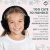 image:imageFunky Junque Winter Ear Muffs for Kids Girl Boy Fuzzy Cozy Warm Earmuffs Adjustable Cold Weather Ear Warmer Ages 412Cable Knit  Black