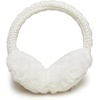 image:imageFunky Junque Winter Ear Muffs for Kids Girl Boy Fuzzy Cozy Warm Earmuffs Adjustable Cold Weather Ear Warmer Ages 412Cable Knit  Ivory