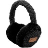 image:imageFunky Junque Winter Ear Muffs for Kids Girl Boy Fuzzy Cozy Warm Earmuffs Adjustable Cold Weather Ear Warmer Ages 412Sherpa  Black