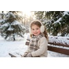 image:imageFunky Junque Winter Ear Muffs for Kids Girl Boy Fuzzy Cozy Warm Earmuffs Adjustable Cold Weather Ear Warmer Ages 412Sherpa  Ivory