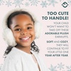 image:imageFunky Junque Winter Ear Muffs for Kids Girl Boy Fuzzy Cozy Warm Earmuffs Adjustable Cold Weather Ear Warmer Ages 412Sherpa  Ivory