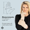 image:imageFunky Junque Winter Gloves for Women  Cable Knit Touchscreen Gloves with Fuzzy Cuffs Insulated DoubleLined Thermal WarmthBeige