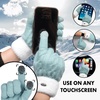 image:imageFunky Junque Winter Gloves for Women  Cable Knit Touchscreen Gloves with Fuzzy Cuffs Insulated DoubleLined Thermal WarmthMint