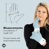 image:imageFunky Junque Winter Gloves for Women  Cable Knit Touchscreen Gloves with Fuzzy Cuffs Insulated DoubleLined Thermal WarmthMint