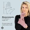 image:imageFunky Junque Winter Gloves for Women  Cable Knit Touchscreen Gloves with Fuzzy Cuffs Insulated DoubleLined Thermal WarmthPink