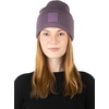 image:imageFunky Junque Womens Colorful Tie Dye Beanie  Trendy Womens Hot Pink Winter Hat Cozy Cuffed Knit Multicolor Skull CapSolid  Violet