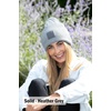 image:imageFunky Junque Womens Colorful Tie Dye Beanie  Trendy Womens Hot Pink Winter Hat Cozy Cuffed Knit Multicolor Skull CapSolid  Violet