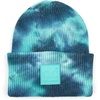 image:imageFunky Junque Womens Colorful Tie Dye Beanie  Trendy Womens Hot Pink Winter Hat Cozy Cuffed Knit Multicolor Skull CapTie Dye  Teal  Mint