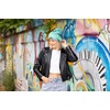 image:imageFunky Junque Womens Colorful Tie Dye Beanie  Trendy Womens Hot Pink Winter Hat Cozy Cuffed Knit Multicolor Skull CapTie Dye  Teal  Mint