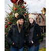 image:imageFunky Junque Womens Double Pom Pom Beanie  Soft Knit Winter Hat for Women amp Teens Warm Cuffed Beanie with Faux Fur PomsBlackNatural Faux Fur