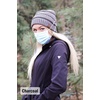 image:imageFunky Junque Womens Knit Beanie  Soft 100 Acrylic Winter Hat with Side Buttons Warm Stretchy Ribbed Beanies for Women1  Navy