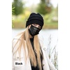 image:imageFunky Junque Womens Knit Beanie  Soft 100 Acrylic Winter Hat with Side Buttons Warm Stretchy Ribbed Beanies for Women1  Neon Pink