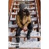 image:imageFunky Junque Womens Knit Beanie  Soft 100 Acrylic Winter Hat with Side Buttons Warm Stretchy Ribbed Beanies for WomenBeige  Maroon 2 Pack