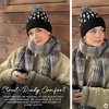 image:imageFunky Junque Womens Knit Pom Beanie  Cozy Womens Winter Hat Apres Ski Cold Weather Beanies with Geometric and Cross DesignBlack  Cross
